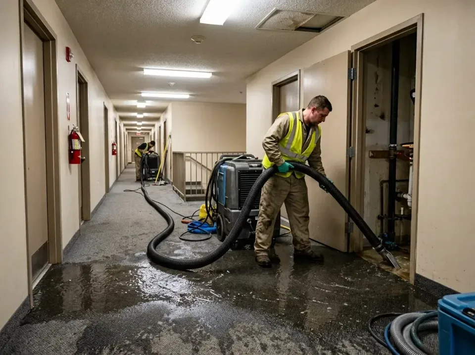 multi-unit-apartment-hallway-f-005 — frequently asked questions, Emergency Burst Pipe Water Extraction & Removal in Lampasas…